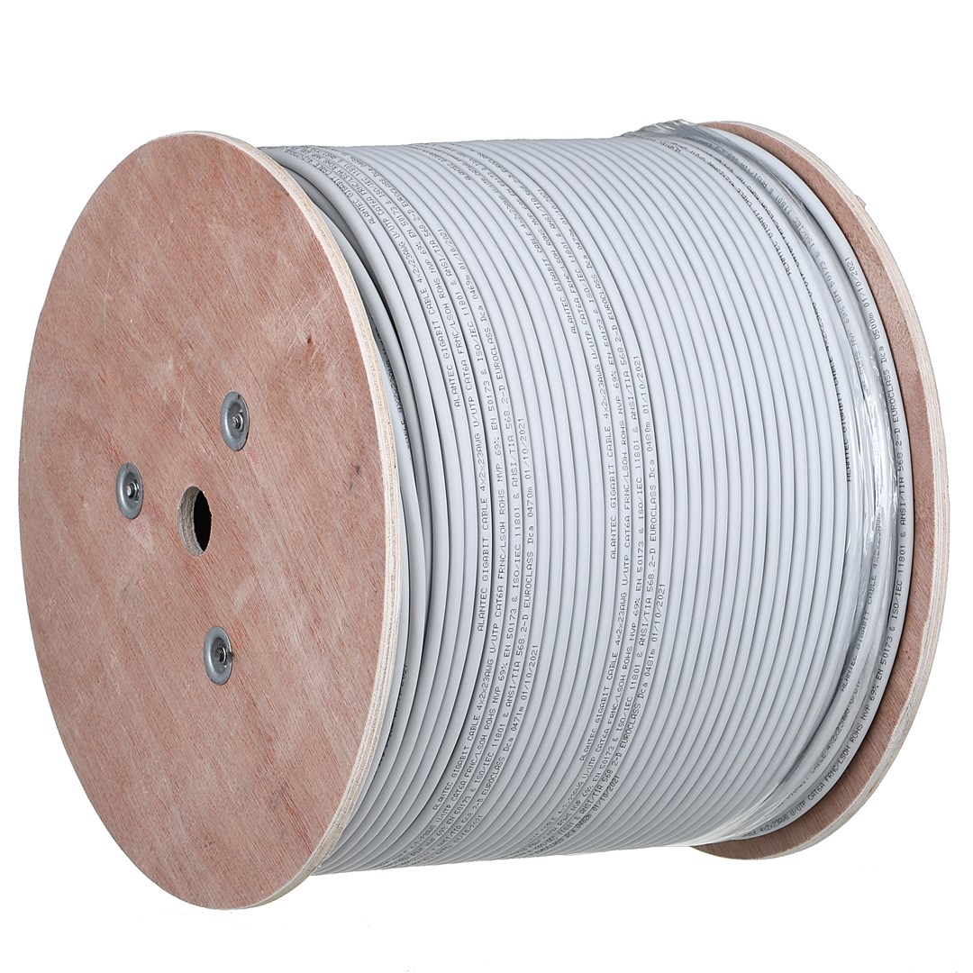 Alantec KIU6ALSOH500D networking cable 500 m Cat6 U/UTP Grey
