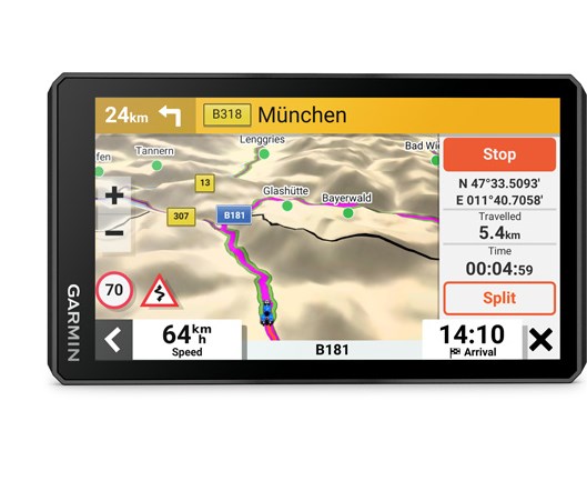 Garmin ZUMO XT2 MT-S navigator Handheld/Fixed 15.2 cm (6") Touchscreen 340 g Black