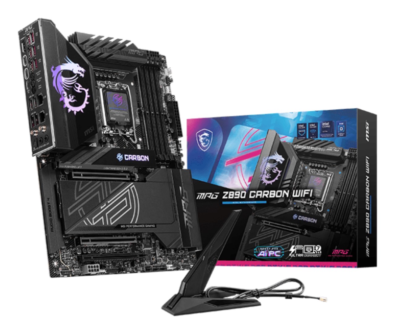 MSI MPG Z890 CARBON WIFI motherboard Intel Z890 LGA 1851 (Socket V1) ATX