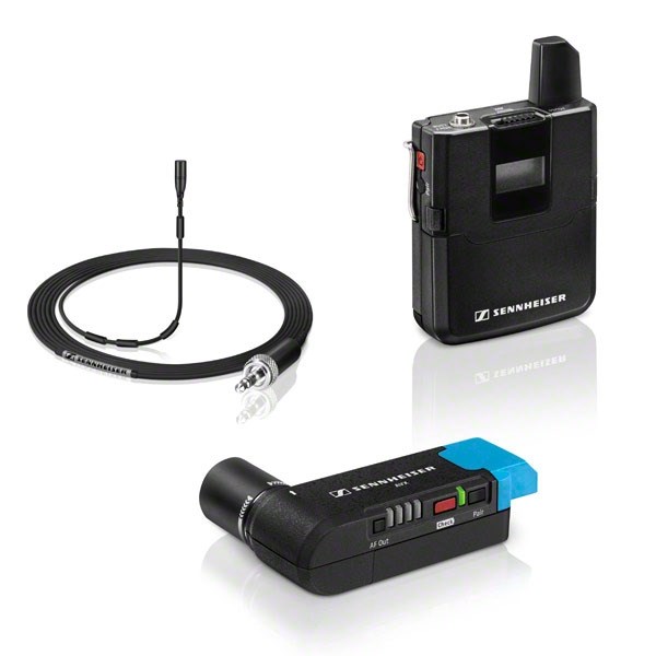Sennheiser AVX-MKE2 SET - wireless camera system with mini transmitter and professional mic MKE2 fully automatic