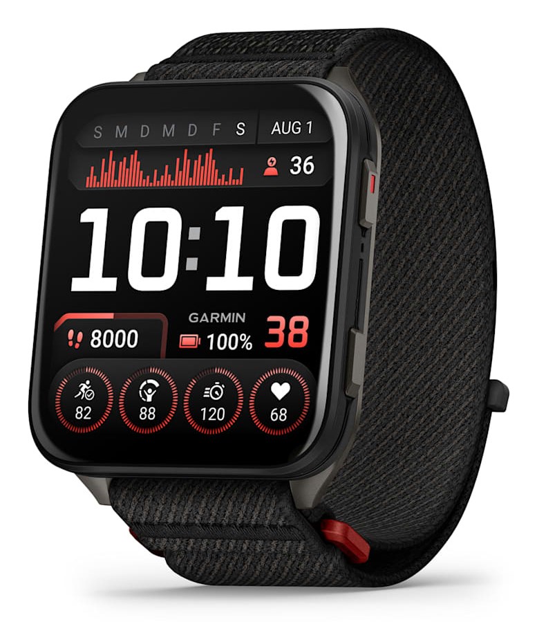 Garmin Venu X1 5.08 cm (2") AMOLED Digital 448 x 486 pixels Touchscreen Black Wi-Fi GPS (satellite)