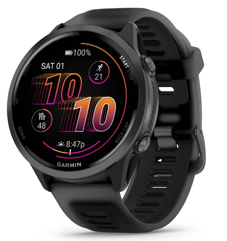 Garmin Forerunner 570 3.56 cm (1.4") AMOLED 47 mm Digital 454 x 454 pixels Touchscreen Black Wi-Fi GPS (satellite)