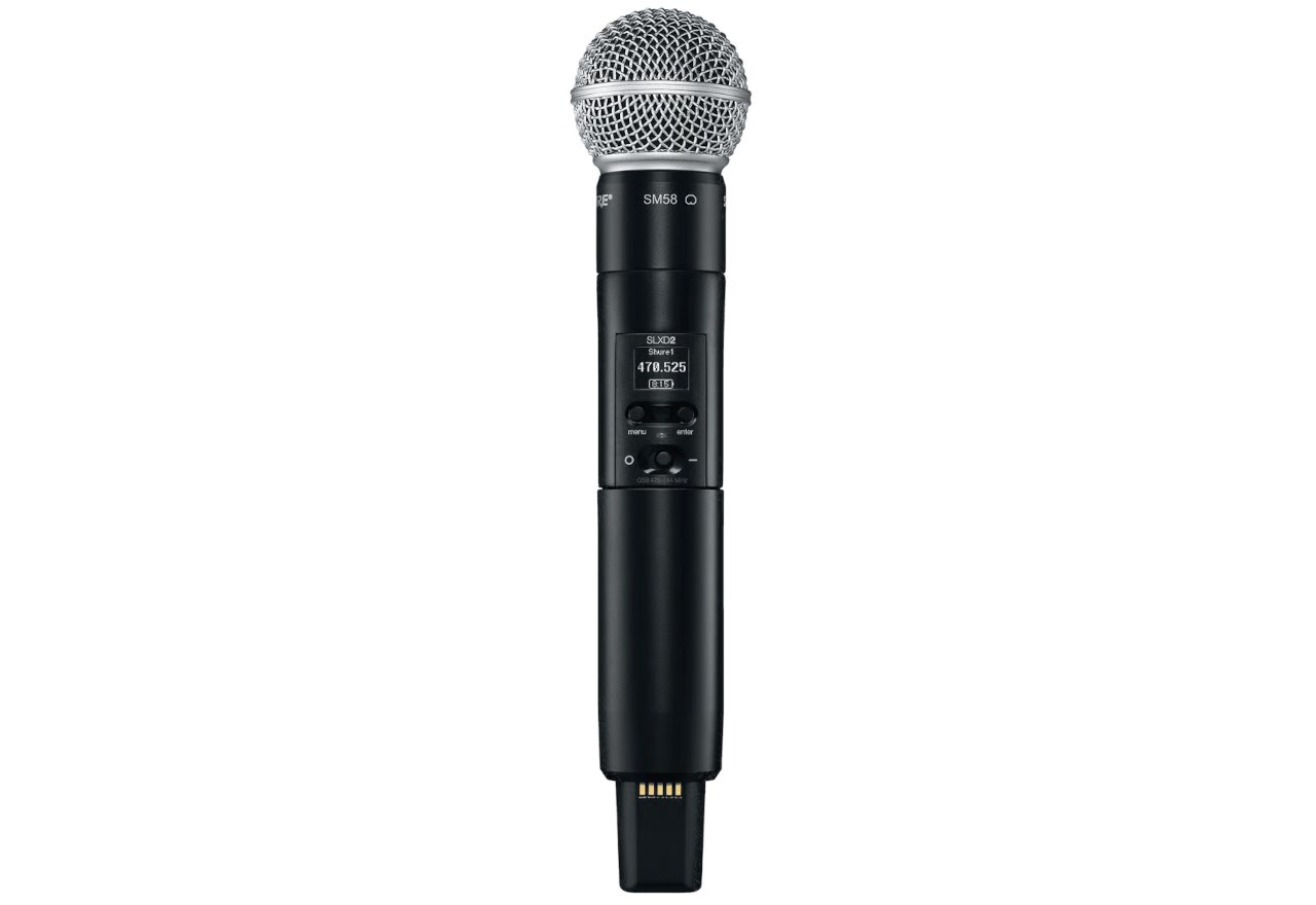 Shure SLXD2/SM58 - handheld transmitter, 470–514 MHz