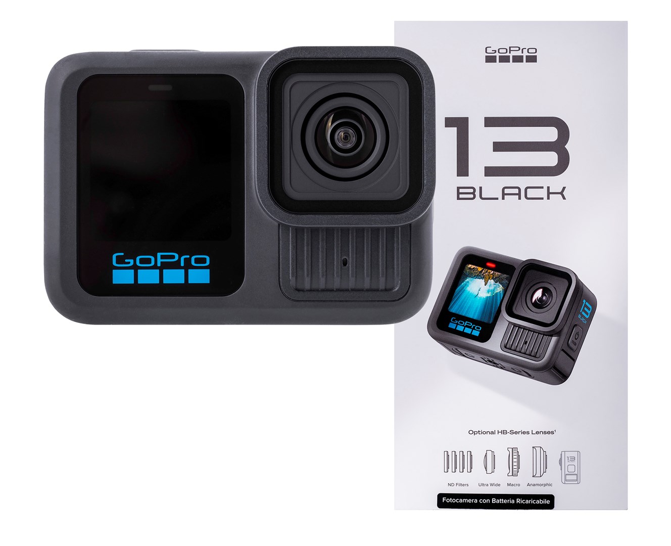 GoPro HERO13 BLACK športová akčná kamera 27.6 MP 5.3K Ultra HD CMOS 25.4 / 1.9 mm (1 / 1.9") Wi-Fi 121 g