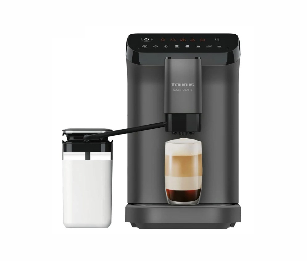 Taurus Accento Latte espresso machine; 20 bar White Coffee