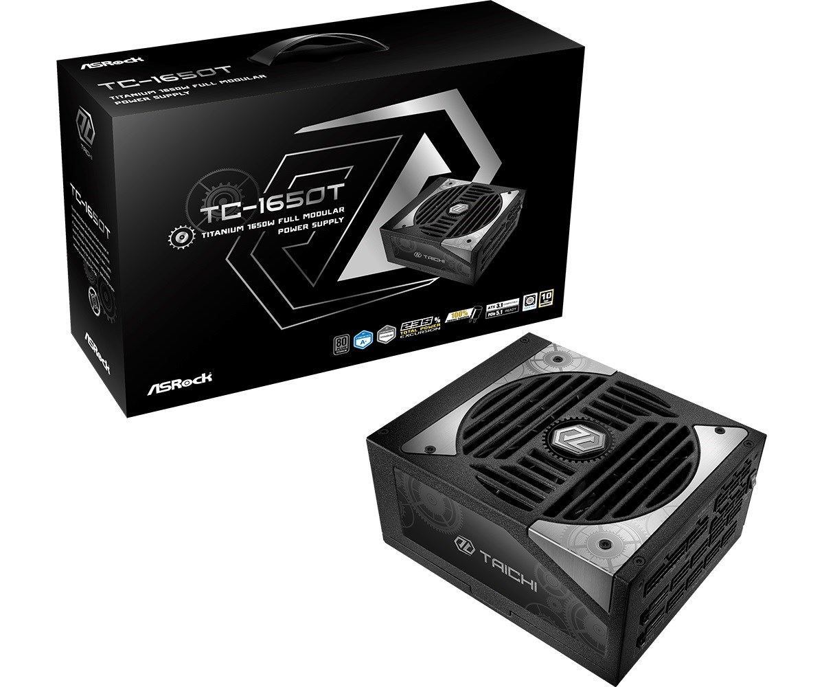 ASRock Taichi TC-1650T Power Supply 1650 W Black