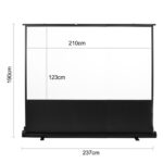 Maclean MC-964 Portable Floor Projection Screen
