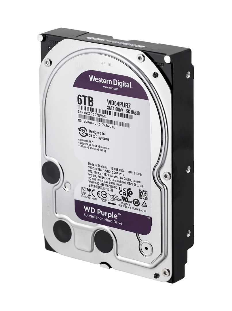 WD WD64PURZ HDD 6000 GB