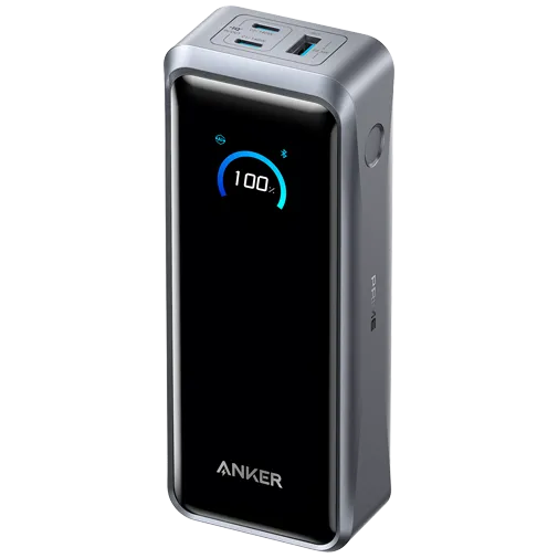 Anker Prime Dual USB-C + USB-A Fast Charger Powerbank 26.250mAh Silver