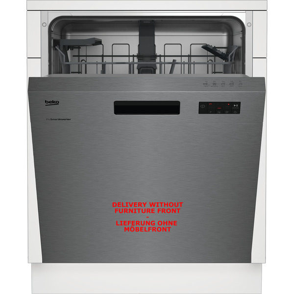 BEKO BDUN16440X Built-Under Dishwasher, 14 Place Settings
