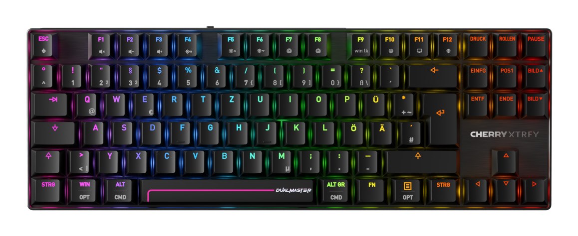 CHERRY XTRFY MX 8.2 Pro TMR Wireless Keyboard German (DE) Black