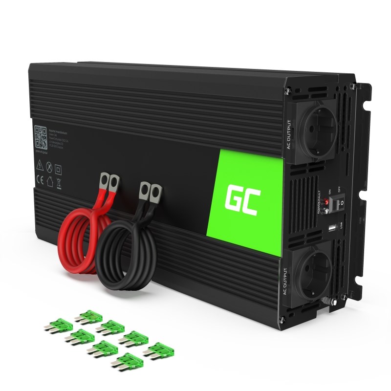 Green Cell INV22 1500 W Vehicle Power Inverter