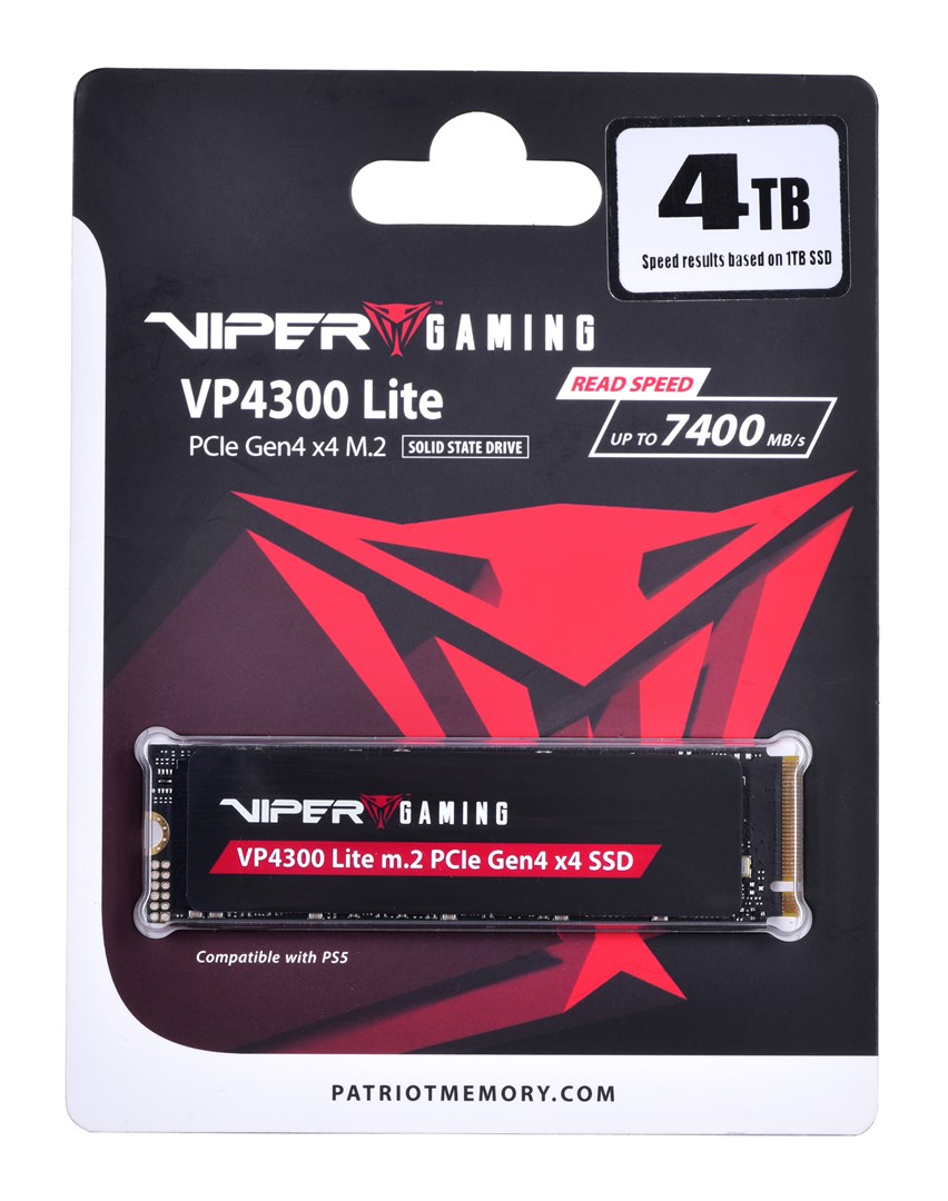 Patriot VP4300 Lite M.2 SSD 4000 GB