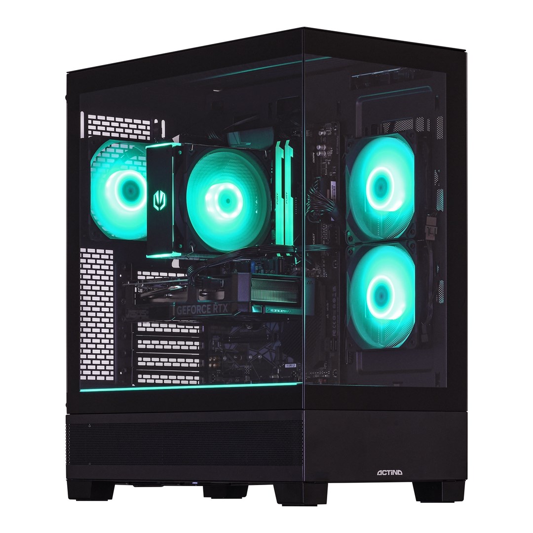 Actina AMD Ryzen 7 8700F KOMACNGIP0286 Desktop PC 1 TB Black