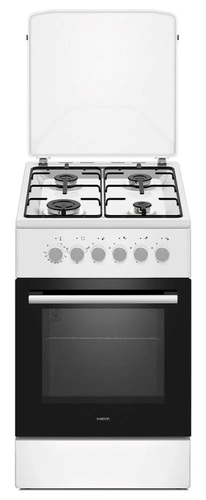 MPM MPM-56-KGM-04 Gas/electric cooker White Black, White