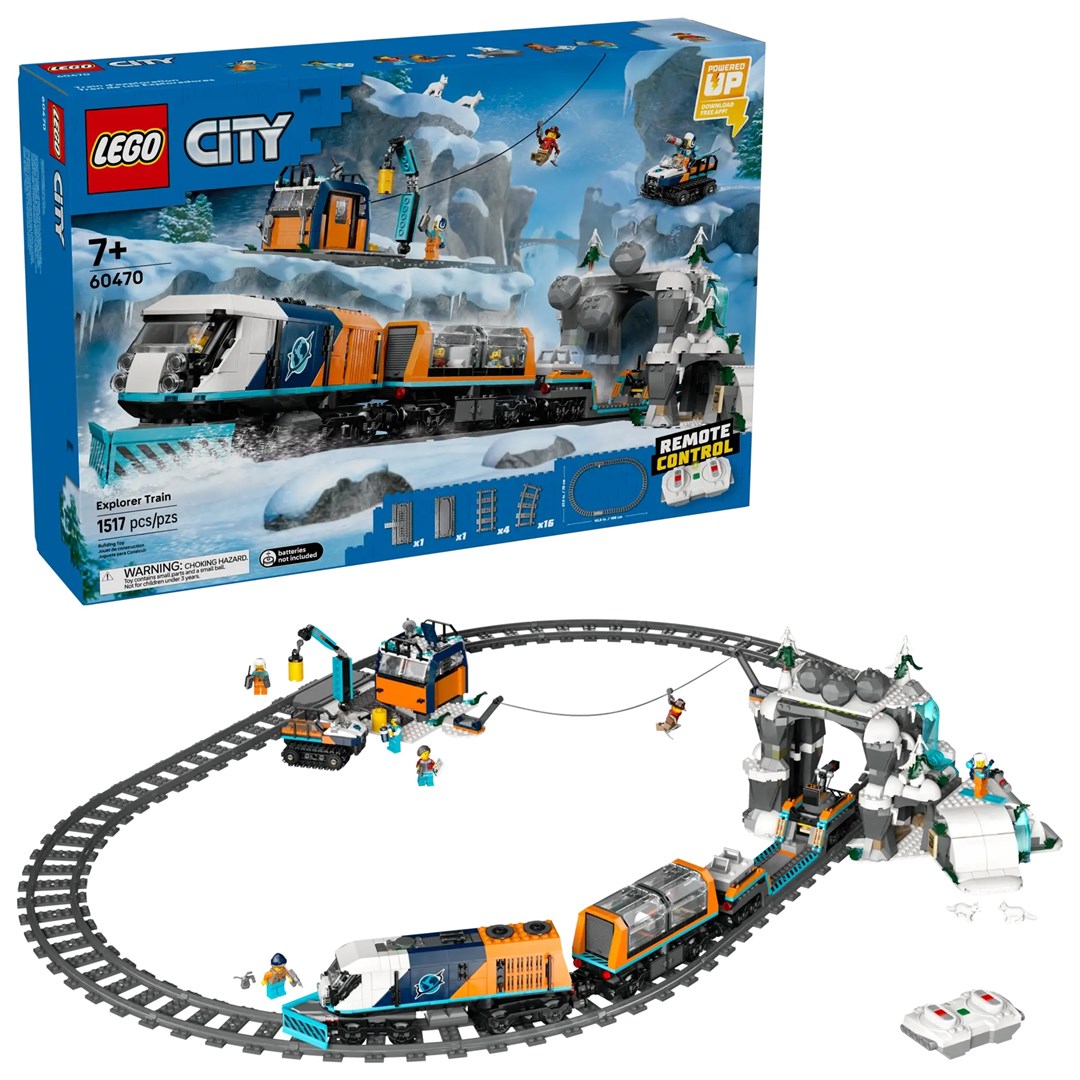 LEGO City 60470 Explorers' Arctic Polar Express Train