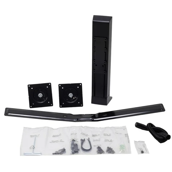 Ergotron WorkFit Dual-Monitor-Kit Monitor Mount Black