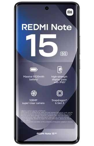 Xiaomi Redmi Note 15 512 GB Black 5G