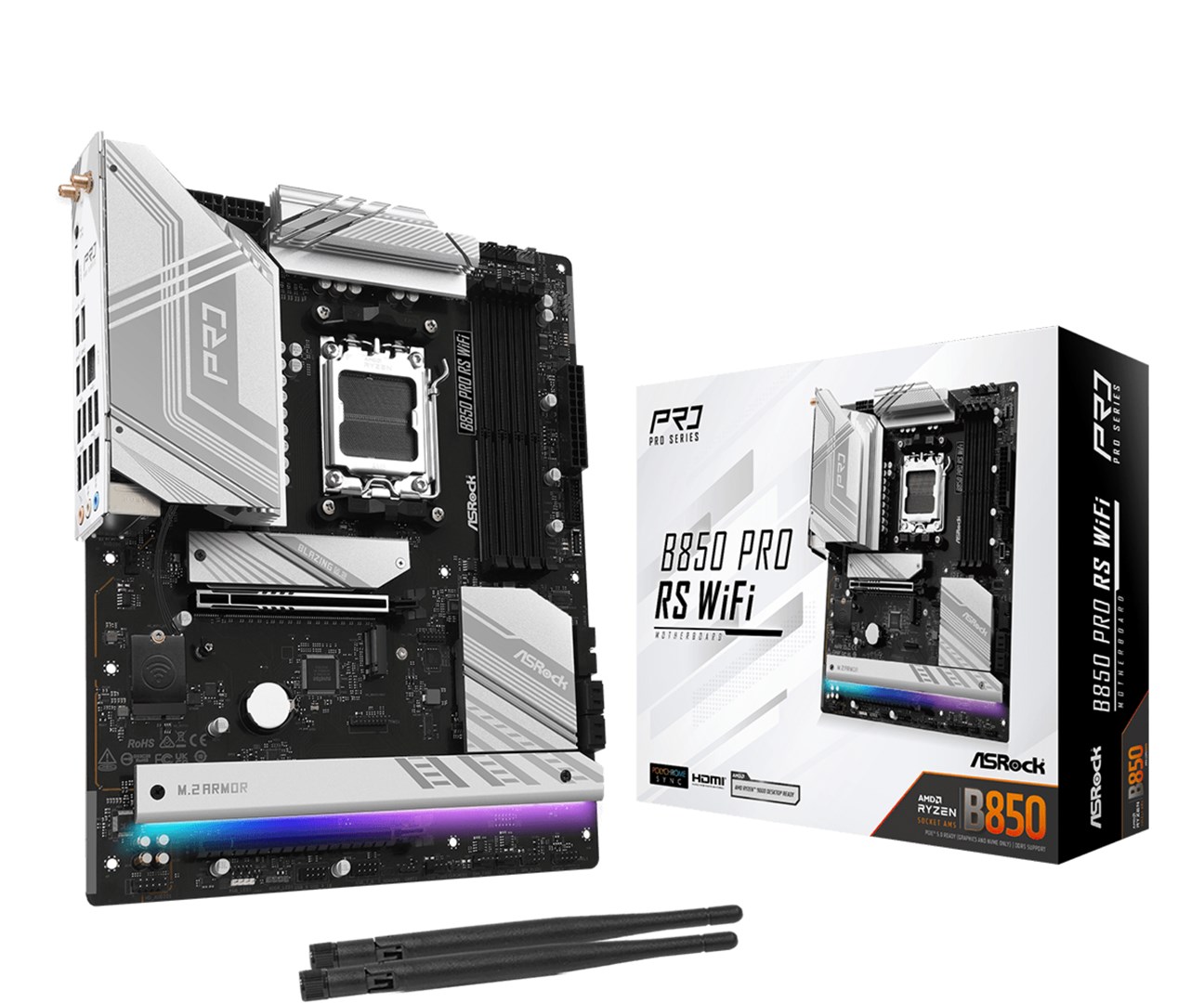 ASRock B850 Pro RS WiFi Motherboard
