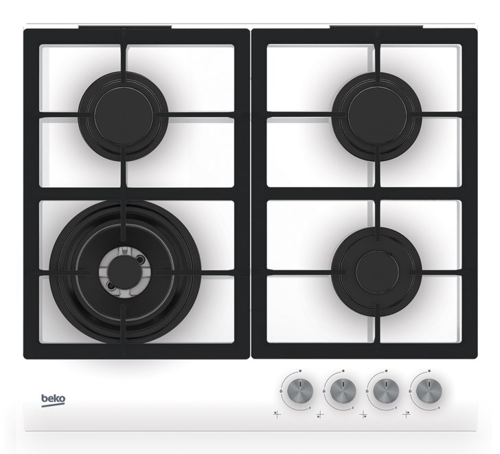 Beko HILW 64225 SW White Built-in 60 cm Gas 4 zone(s)