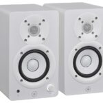 Yamaha HS3WH Powered Monitor Speakers, White (Pair)