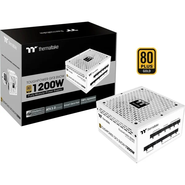 Thermaltake TT Toughpower GF3 Snow 1200W PC power supply PS-TPD-1200FNFAGE-N
