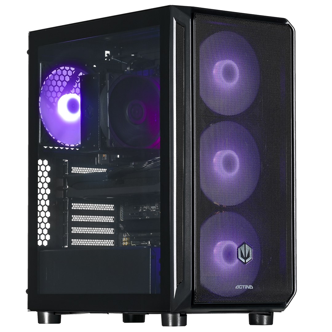 Actina AMD Ryzen 7 8700F KOMACNGIP0414 Desktop PC 2 TB Black