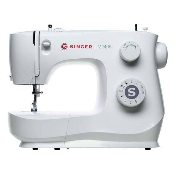 Singer M2405 Mechanical Sewing Machine, White