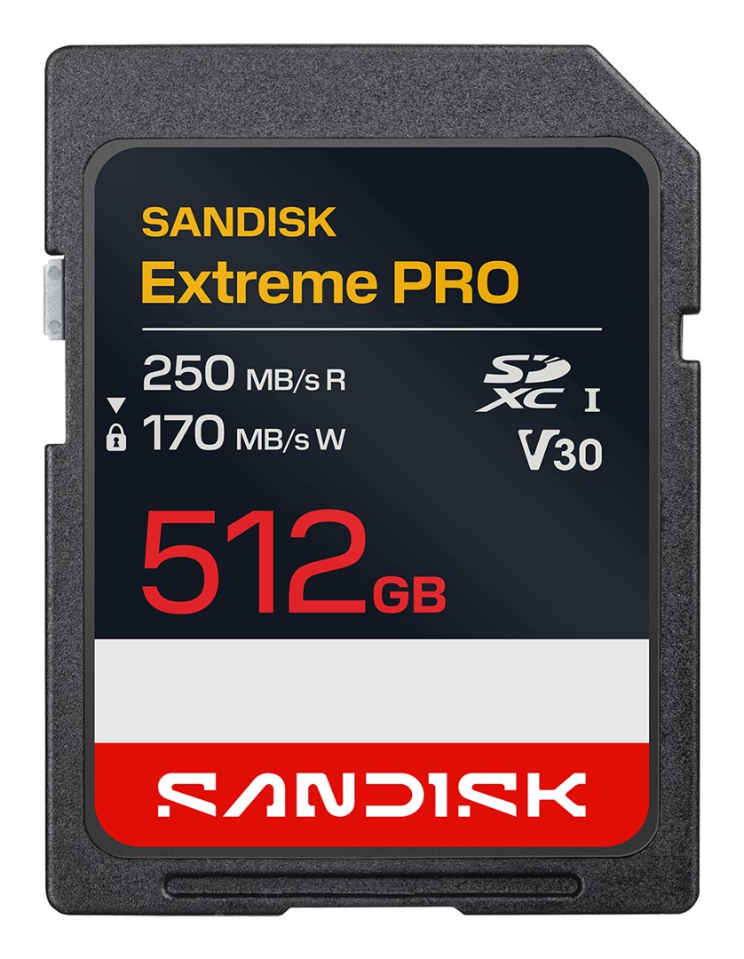 SanDisk Extreme Pro SDXC Card 512 GB