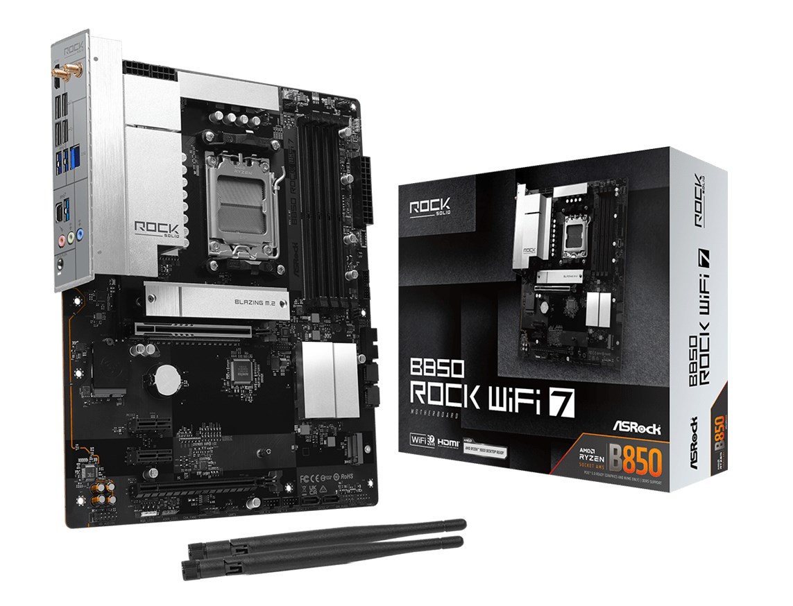 Asrock B850 Rock WiFi 7 Motherboard