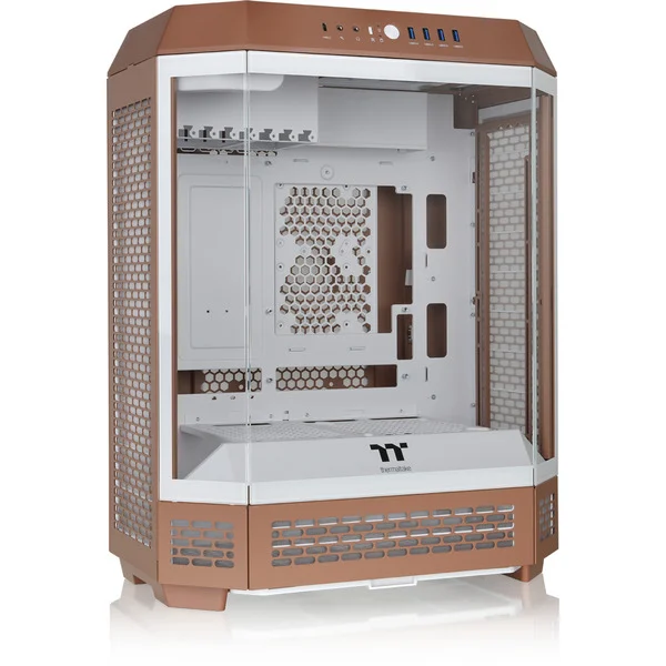 Thermaltake The Tower 600 Mocha Mousse PC Case Light brown