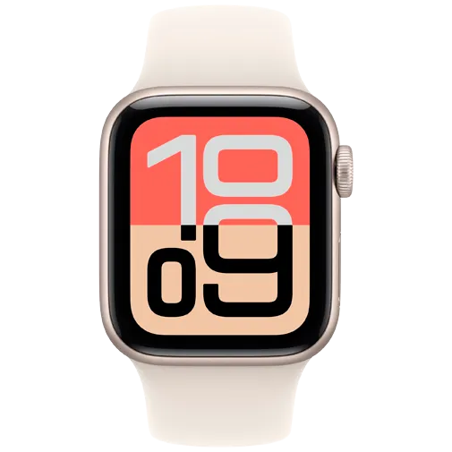 Apple Watch SE 3 40mm Gold (Beige Rubber Strap S/M)