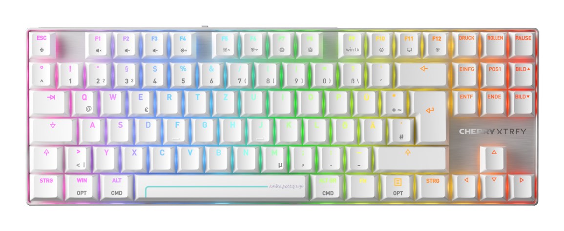CHERRY XTRFY MX 8.2 Pro TMR Wireless Keyboard German (DE) White