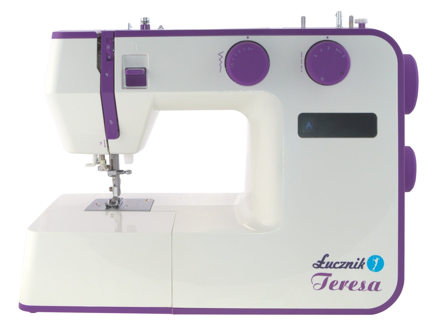 Łucznik Sewing machine Purple, White