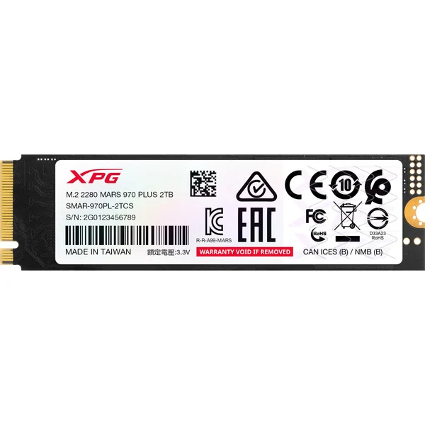 ADATA MARS 970 PLUS 2.0 TB SSD PLUS M.2 PCIe 5.0 x4