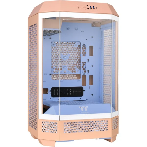 Thermaltake The Tower 300 Peach Fuzz Computer case CA-1Y4-00SKWN-00