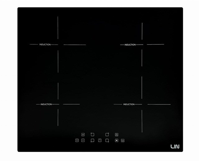 LIN Induction cooktop LI-A23511 4 zones 7400 W Black