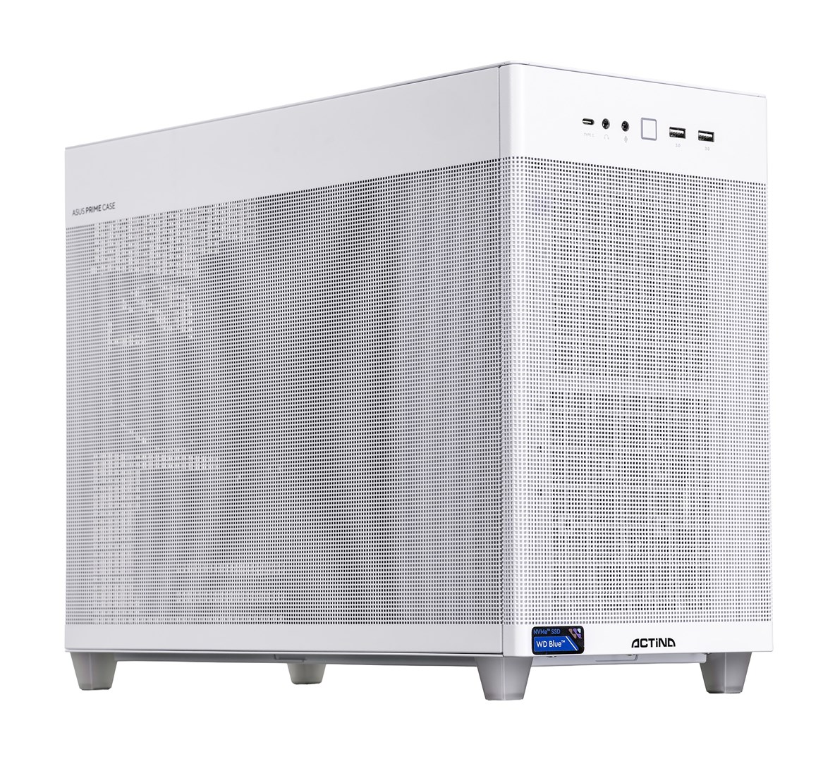 Actina AMD Ryzen 7 8700F KOMACNGIP0520 Desktop PC 1 TB White