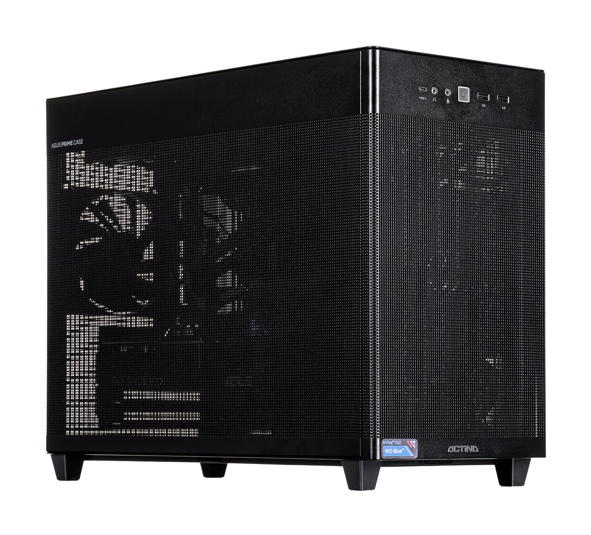 Actina AMD Ryzen 7 8700F KOMACNGIP0482 Desktop PC 1 TB Black