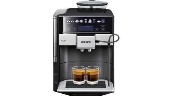 Siemens Coffee maker TE655319RW plus Countertop Black, Metallic