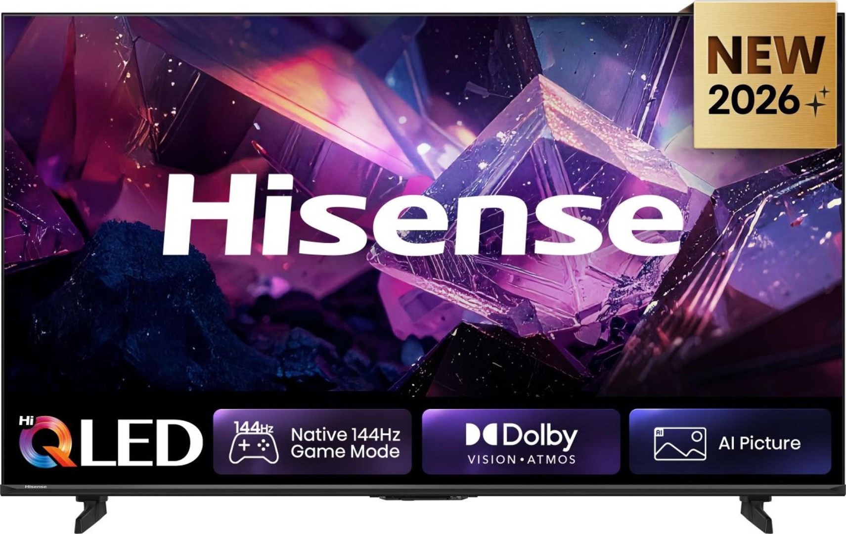 Hisense 50E7S PRO 127 cm (50") 4K Ultra HD Smart TV Wi-Fi Black 350 cd/m² 3840x2160 144 Hz