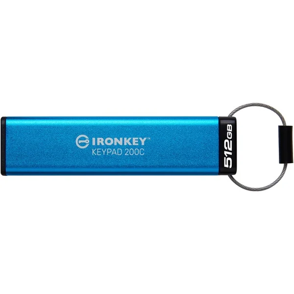 Kingston IronKey Keypad 200 USB-C Flash Drive 512 GB