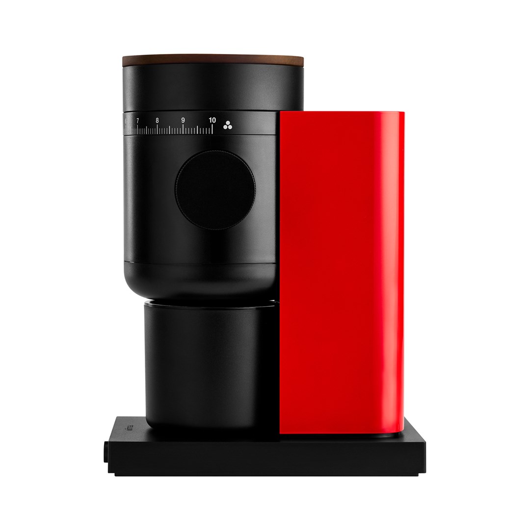 Fellow OPUS GEN 2, Automatic Coffee Grinder, Cherry Red Black