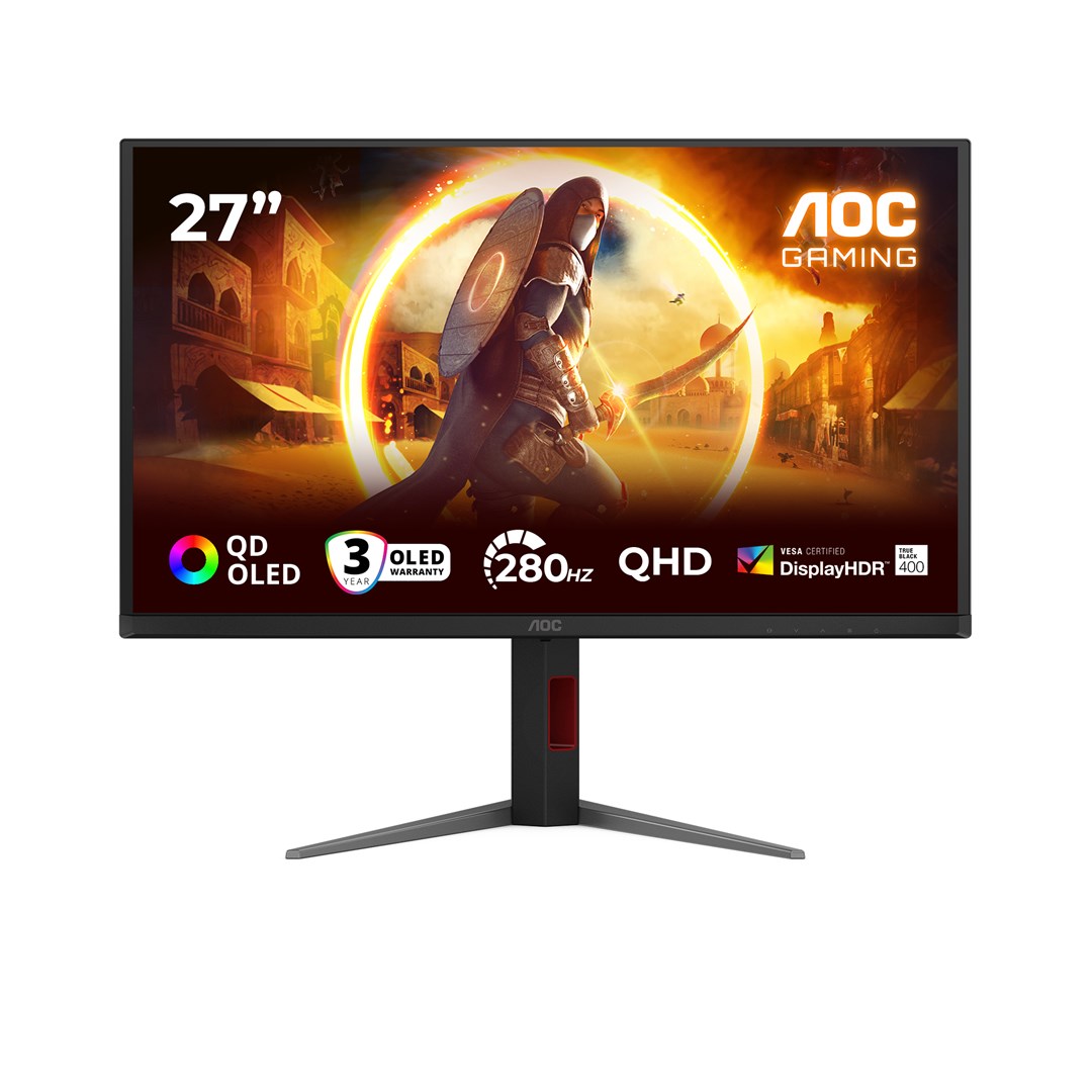 AOC G4 Q27G4ZD Monitor Black / Red