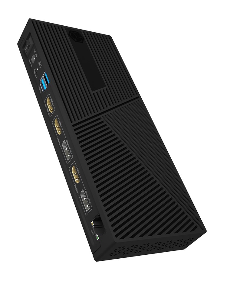 ICY BOX IB-DK2246AC Docking Station Black