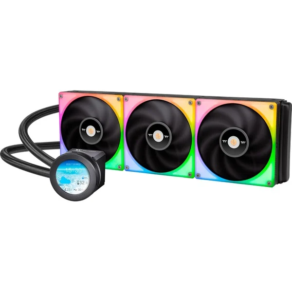 Thermaltake TOUGHLIQUID Ultra 420 RGB AIO Liquid CPU Cooler Black