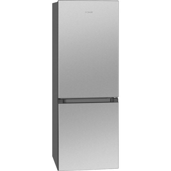Bomann KG 320.2 Fridge freezer Stainless steel