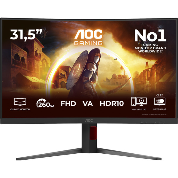 AOC C32G4Z Monitor Black