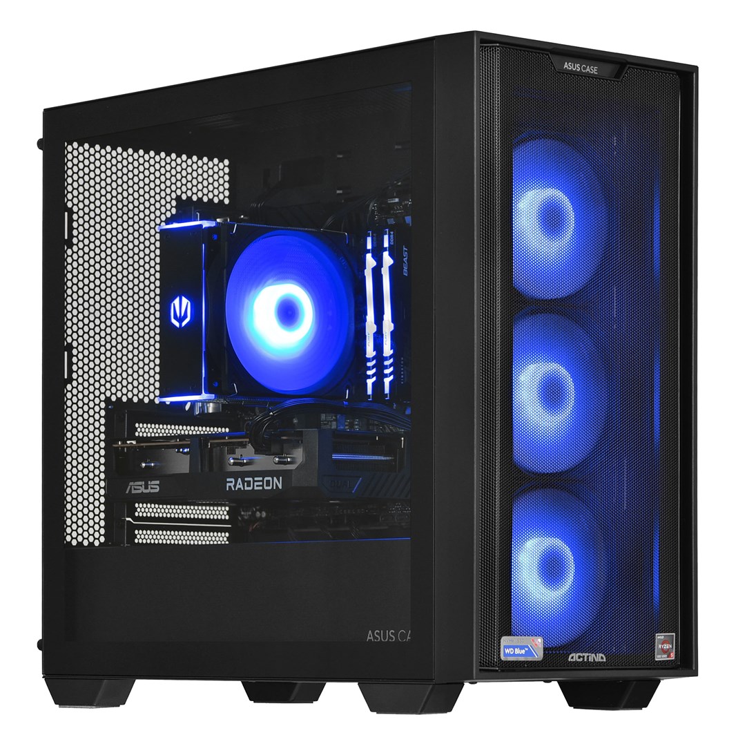 Actina AMD Ryzen 5 5600 KOMAAAGIP1383 Desktop PC 1 TB Black