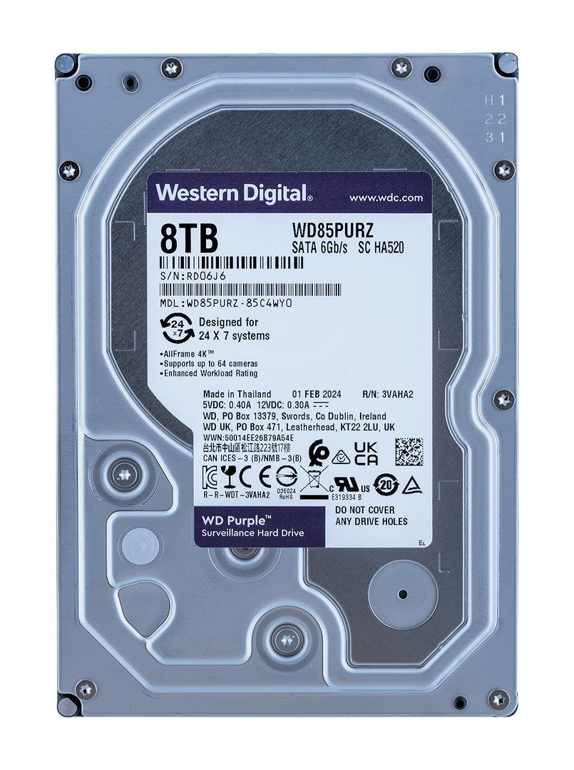 WD WD85PURZ 8 TB HDD 3.5-inch SATA III